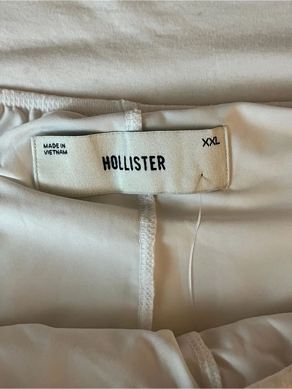 NWT Hollister White Tiered Ruffle Skort Built In Shorts XXL Mini Skirt Boho